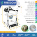 Freedom Transfer Patient Lift with Adjustable Seat Height & Commode Pail