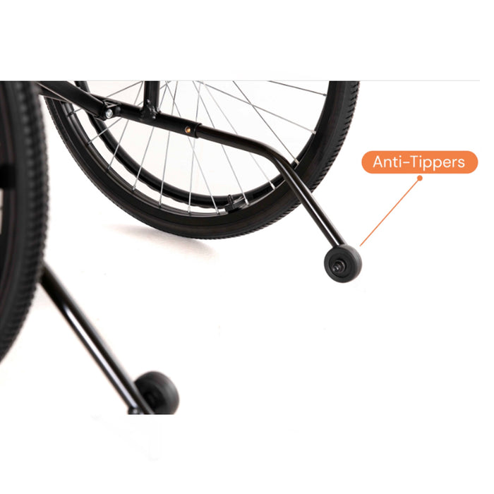 Feather Quick Release Wheels and Anti Tippers