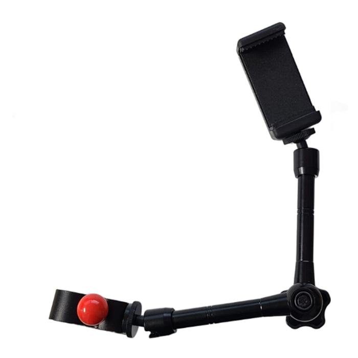 Feather Black Cell Phone Holder