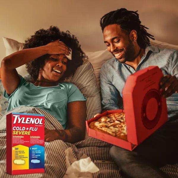Tylenol Cold + Flu Severe Acetaminophen Caplets - 6 Packs x 6 Count - Elvoros