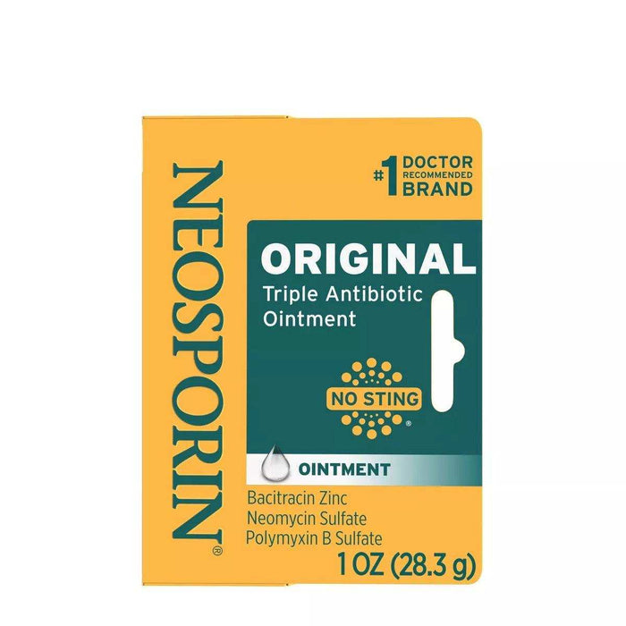 Neosporin Original First Aid Antibiotic Bacitracin Ointment - 1 Oz - Elvoros