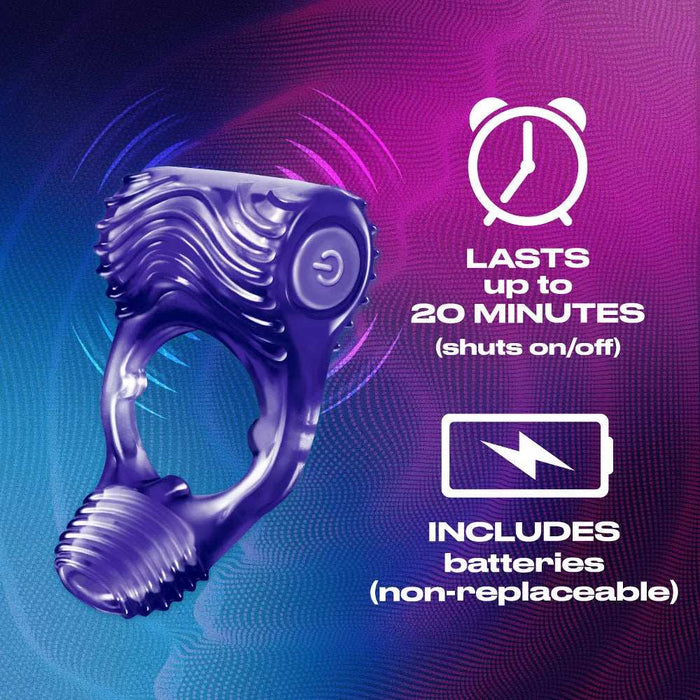 Trojan Tandem Couples Vibrating Ring