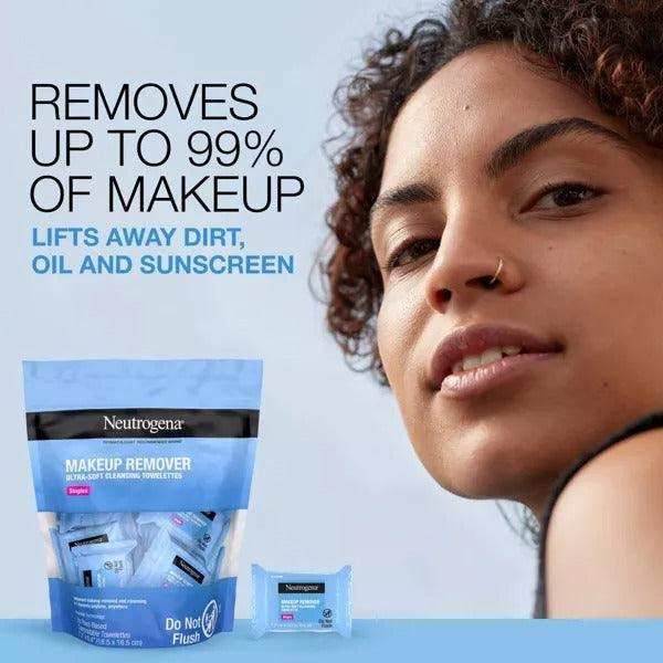 Neutrogena Individually Wrapped Makeup Remover Cleansing Wipes - 20ct - Elvoros