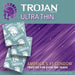 Trojan Sensitivity Ultra Thin Spermicidal Lube Condoms - 12ct