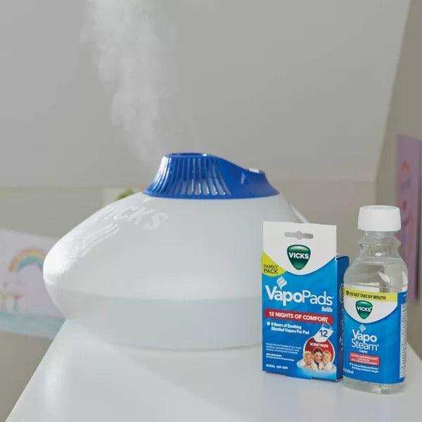 Vicks Warm Steam Vaporizer Humidifier with Night Light - 1.5 Gal - Elvoros