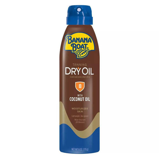 Banana Boat Deep Tanning Dry Oil Clear Sunscreen Spray