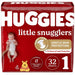 Huggies Little Snugglers Baby Diapers Size 1 - 32 Ct