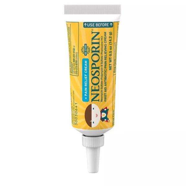 Neosporin For Kids + Pain Relief First Aid Antibiotic Cream - 0.5 Oz - Elvoros