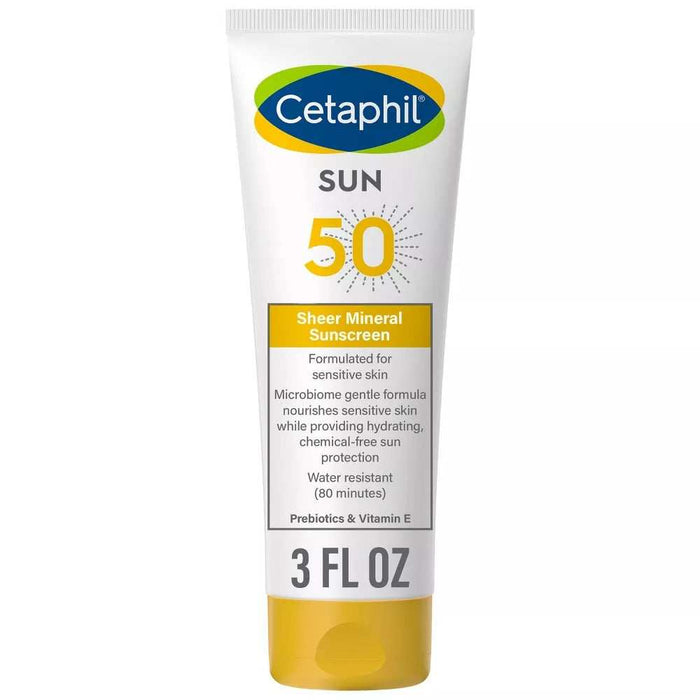 Cetaphil Sheer Mineral for Face & Body Sunscreen Lotion