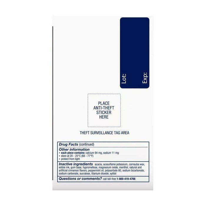 Nicorette Smoking Cessation Aid 2Mg Gum Cinnamon Surge - 100Ct