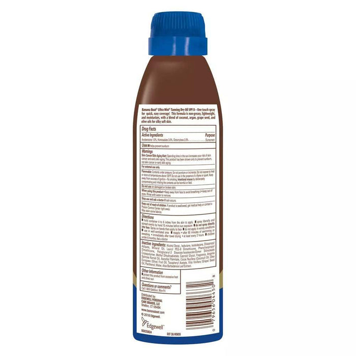 Banana Boat Deep Tanning Dry Oil Clear Sunscreen Spray