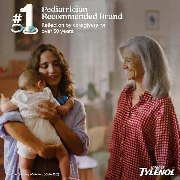 Tylenol Infants' Oral Suspension Pain & Fever Reliever Grape - 1fl oz - Elvoros