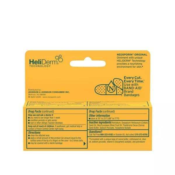 Neosporin Original First Aid Antibiotic Bacitracin Ointment - 0.5 Oz - Elvoros