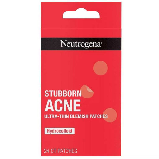Neutrogena Stubborn Acne Blemish Patch Ultra-Thin Hydrocolloid - 24Ct - Elvoros
