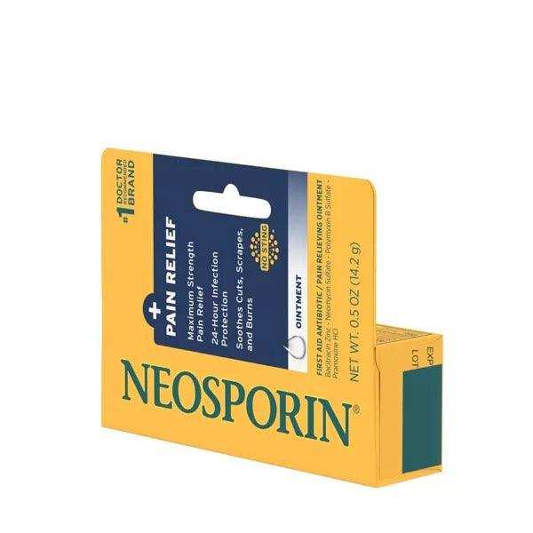 Neosporin + Pain Relief Max Strength Antibiotic Ointment - 0.5 oz - Elvoros