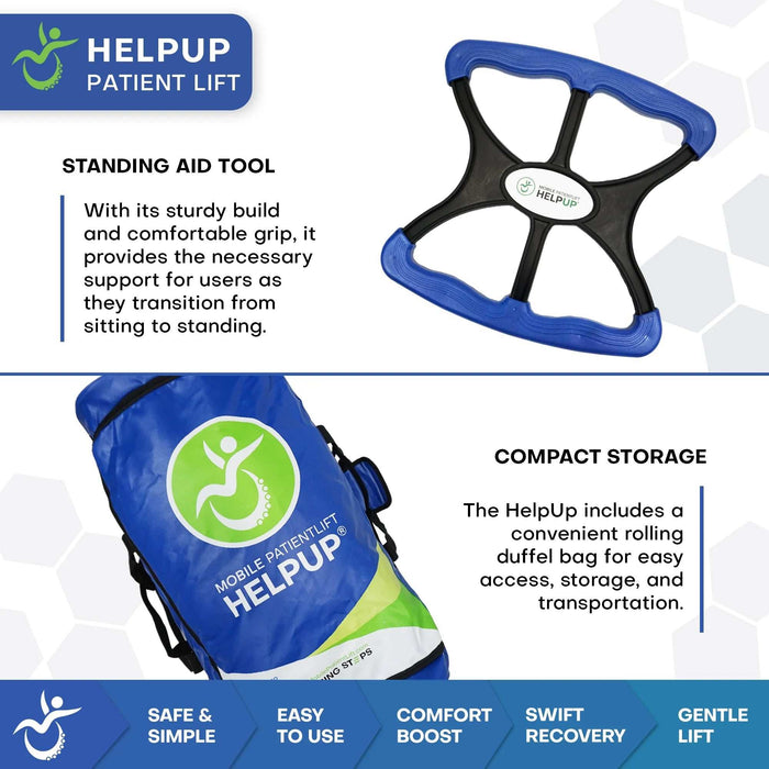 HelpUp Fall Recovery Patient Lift Safe Portable Floor Lift Assist Device