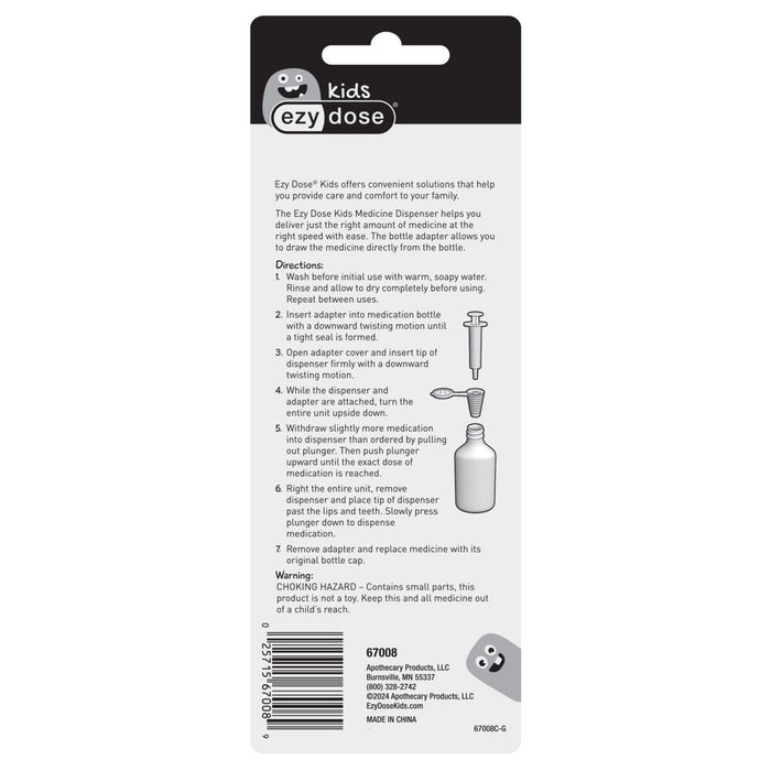 Ezy Dose Kids and Baby 1tsp Oral Syringe Dispenser with Kork