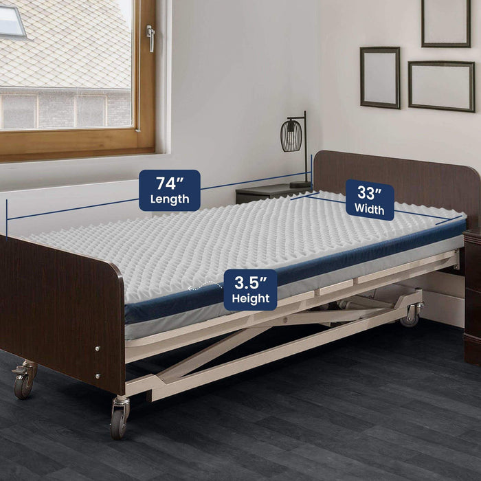 Drive Medical Convoluted Foam Pad - 3.5" Height - Elvoros