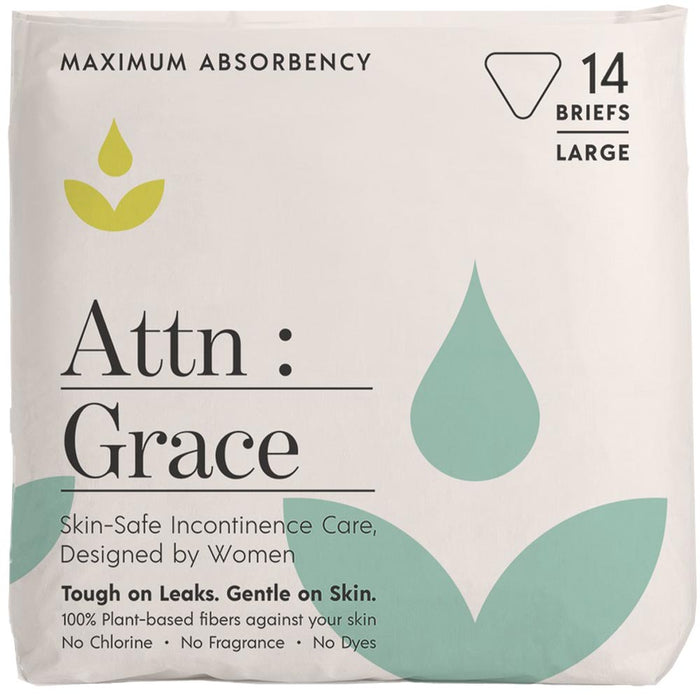 Attn Grace Incontinence Briefs - Large shophomemed
