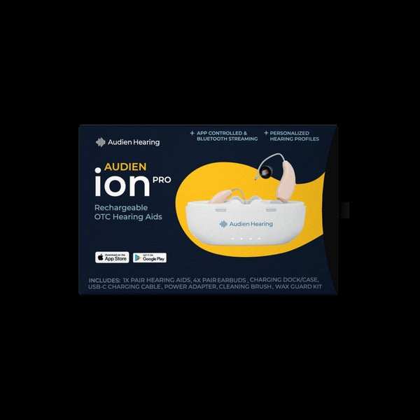 Audien Hearing Ion Pro Wireless Rechargeable OTC Hearing Aid