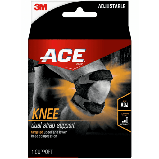 Ace Adjustable Dual Knee Strap Support