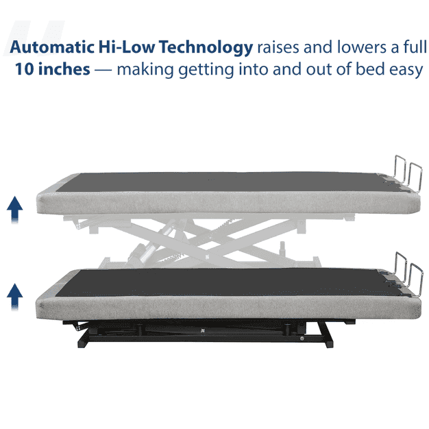 Parks Health Kalmia Perfect Height Hi Low Adjustable Bed System