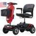 Metro Mobility Patriot Series 4-Wheel Travel Mobility Scooter - Elvoros