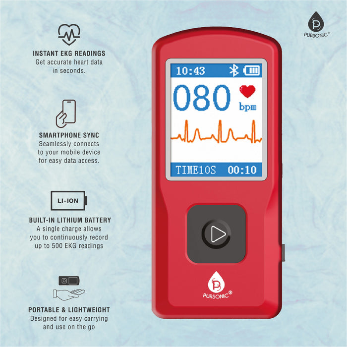 Pursonic Rechargeable EKG Monitor