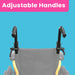 Kids wheelchair back handles 