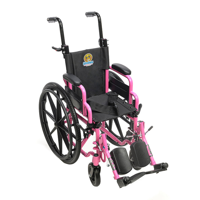 Pink Pediatric Wheelchairs By SMILEZ