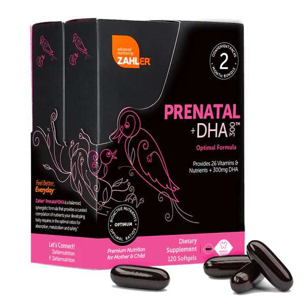 Zahler Prenatal Vitamin with DHA & Folate