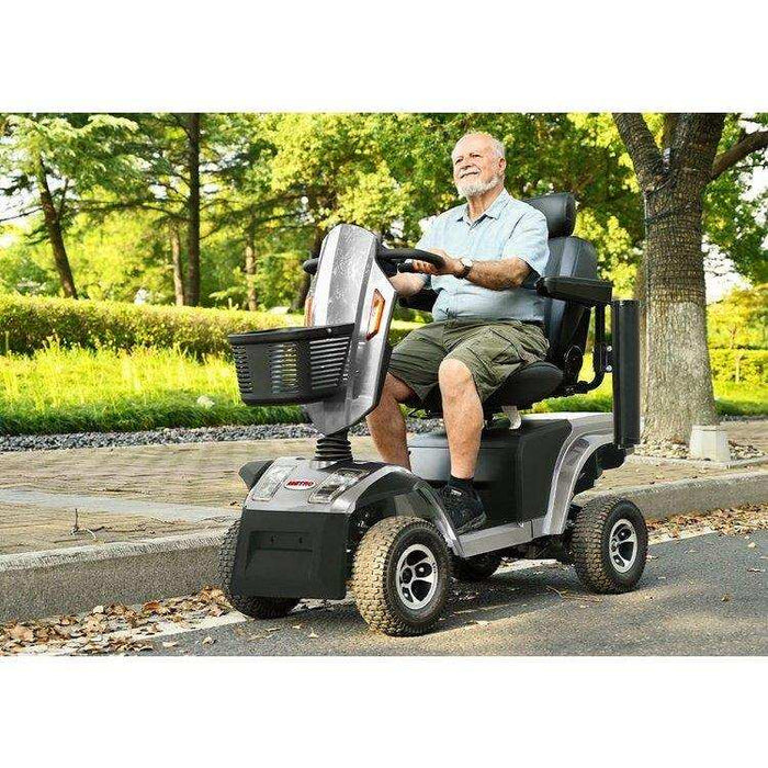 Metro Mobility S800 Series 4-Wheel Heavy Duty Travel Mobility Scooter - Elvoros
