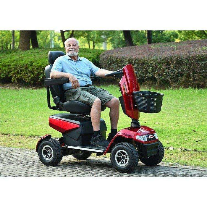 Metro Mobility S800 Series 4-Wheel Heavy Duty Travel Mobility Scooter - Elvoros