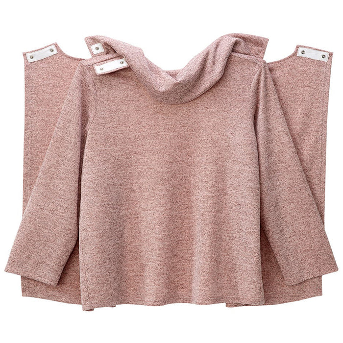 Silverts Women's Adaptive Open Back Cowl Neck Top