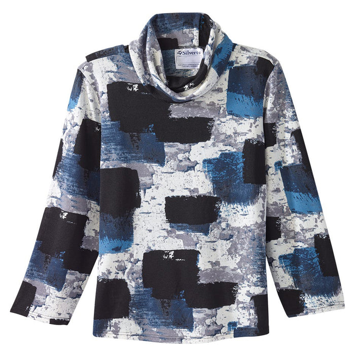 Silverts Women's Adaptive Open Back Cowl Neck Top