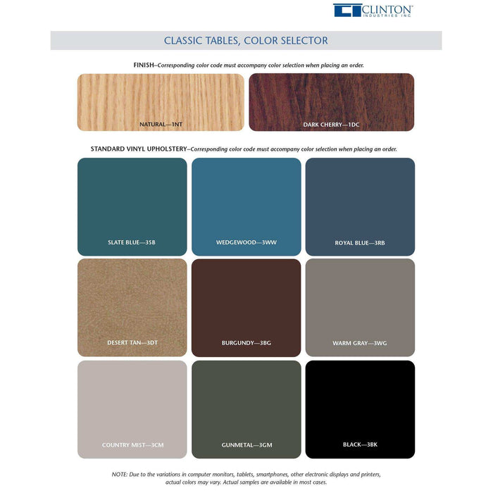 Clinton Classic Exam Room Furniture Package - Classic Ready Room - Elvoros