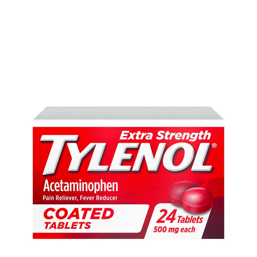 Tylenol Extra Strength Pain Relief Acetaminophen Tablets - 24 Count - Elvoros