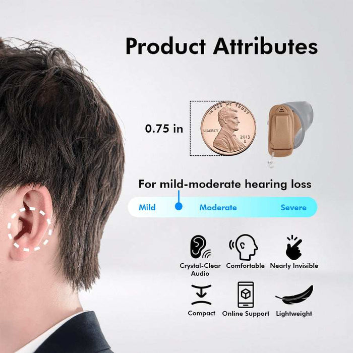 Mimitakara Cloud CIC myHearing C1 Hearing Aid