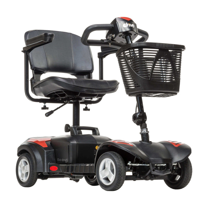 Drive Medical Scout LT 4-Wheel Travel Power Scooter - Elvoros