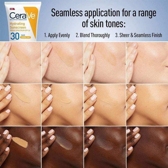 CeraVe Mineral Tinted Face Sunscreen SPF 30 - 1.7 oz. - Elvoros