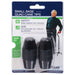 Drive Medical Small Base Quad Cane Tips Black - Pack of 4 - Elvoros