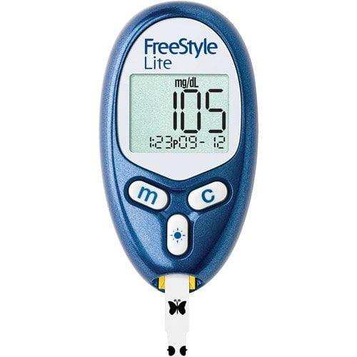 Abbott Freestyle Lite Blood Glucose Monitoring Kit - Elvoros