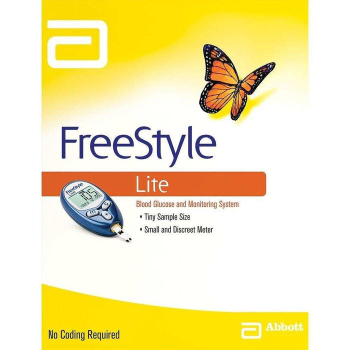 Abbott Freestyle Lite Blood Glucose Monitoring Kit - Elvoros