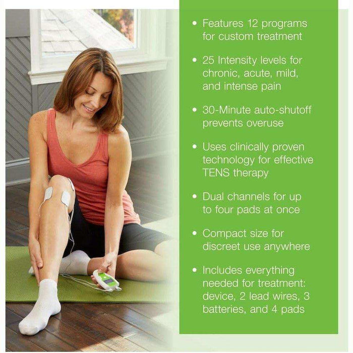Accurelief TENS Unit Pain Relief System - Kit - Elvoros
