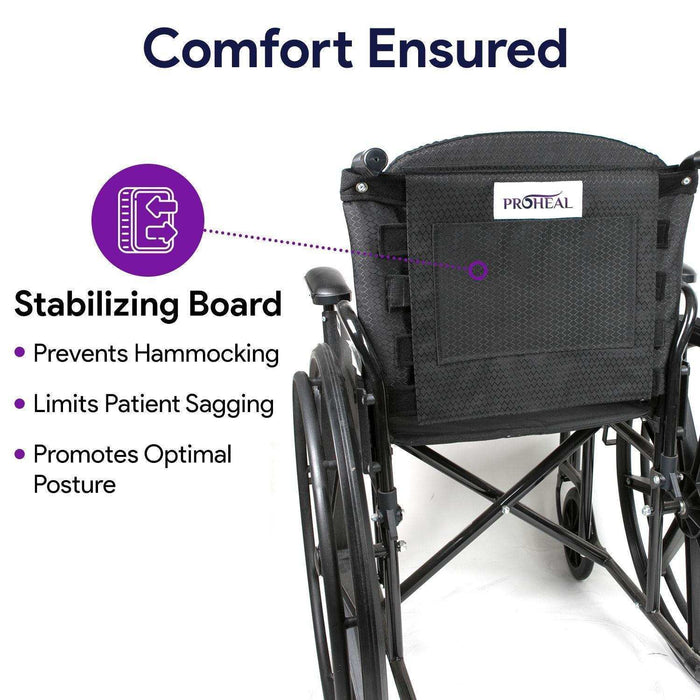 ProHeal Adjustable Tension Back Cushion - Kyphosis Pain Relief - Elvoros