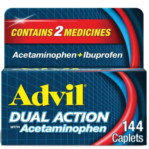 Advil Dual Action Coated Tablets, Acetaminophen + Ibuprofen - Elvoros