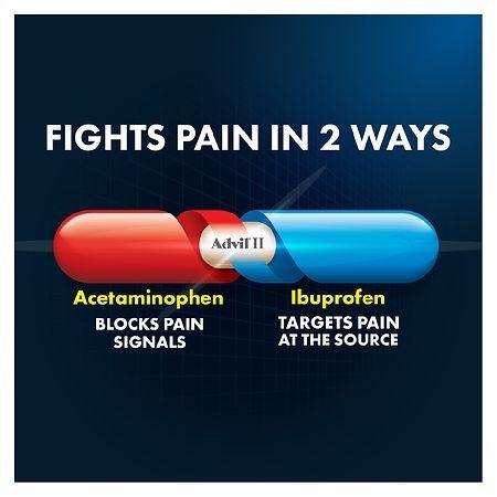 Advil Dual Action Coated Tablets, Acetaminophen + Ibuprofen - Elvoros