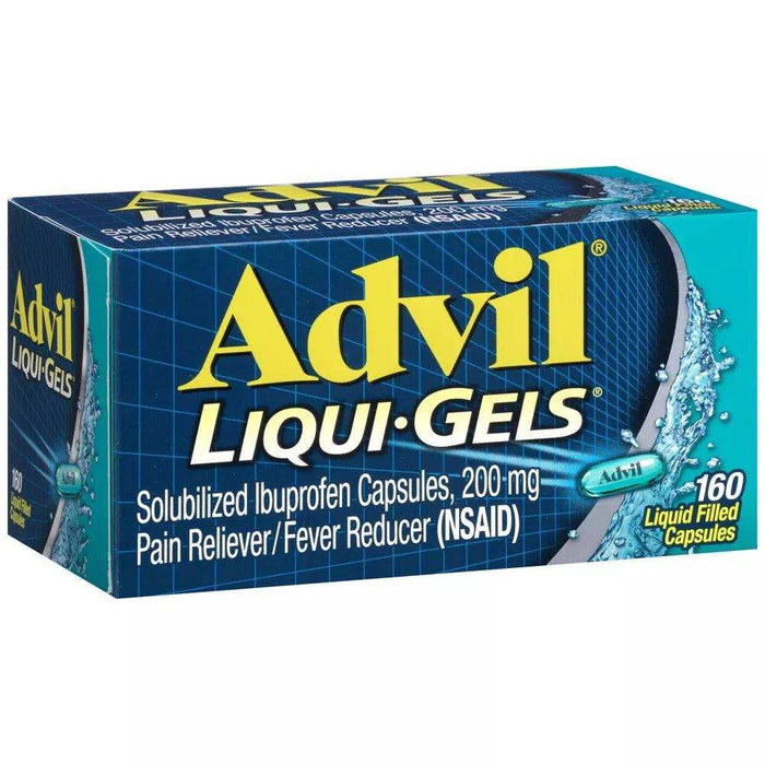 Advil Pain Reliever Fever Reducer Liquid Gels - 160ct. - Elvoros