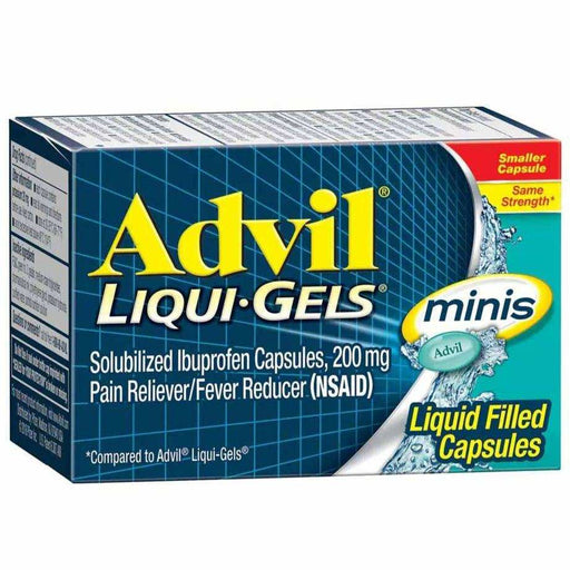Advil Pain Reliever Fever Reducer Mini Liquid Gels - Elvoros