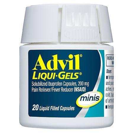 Advil Pain Reliever Fever Reducer Mini Liquid Gels - Elvoros